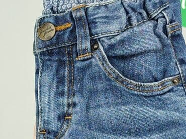 джинсова куртка: Denim pants, H&M, 6-9 months, condition - Good — 6