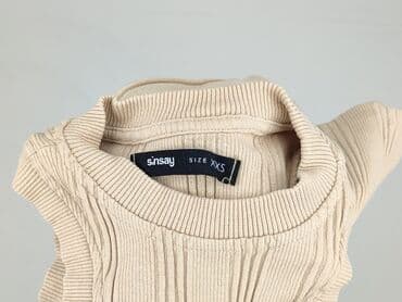 sukienka z bufiastymi rękawami sinsay: Sinsay, Top damski, 2XS — 4
