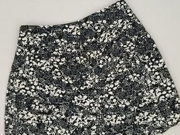 krótkie spodenki z wysokim stanem czarne: H&M, Szorty damskie, rozmiar XS — 1