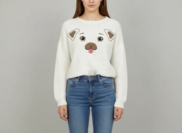 sweter panterka: FB Sister, Sweter damski, rozmiar M — 7