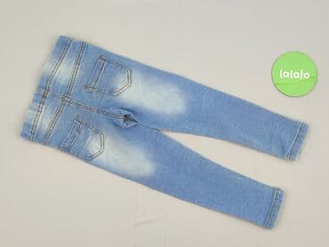 kombinezony i ogrodniczki dziewczęce 0 3 lata: Spodnie jeansowe, Little kids, 3-4 lat, 104, stan - Bardzo dobry — 3