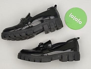 klapki pitbull 43: Czarne mokasyny damskie Vinceza - Model: mokasyny na masywnej — 3