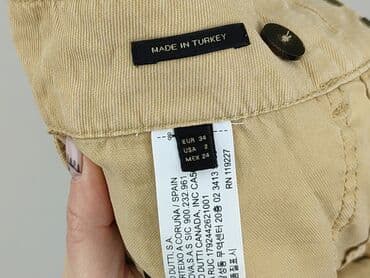 woskowane legginsy z wysokim stanem zara: Massimo Dutti, Spodnie cargo damskie, XS — 5