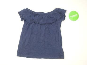 niebieska satynowa sukienka zara: Bluzka damska, rozmiar XS — 3