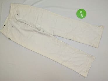 biale trampki ck: Spodnie materiałowe damskie, rozmiar M — 2