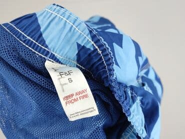 stroje kąpielowe dwuczęściowe spodenki: F&F, Szorty kąpielowe dla mężczyzn, rozmiar S — 4