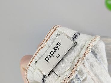 cargo pull and bear: Papaya, Spodnie materiałowe damskie, rozmiar L — 4