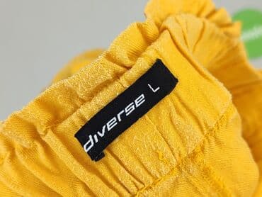 żółte spodenki damskie: Diverse, Szorty damskie, rozmiar L — 4