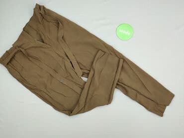 materiałowe spodnie z wysokim stanem lata 80: H&M, Spodnie materiałowe damskie, rozmiar L — 2
