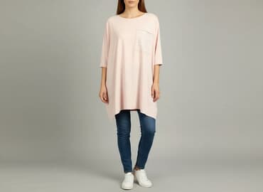 bluzki nietoperz plus size: Tunika damska, rozmiar One size — 7