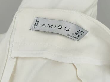 biale szerokie jeansy: Amisu, Szorty damskie, rozmiar XL — 4