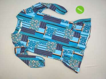 niebieska sukienka z długim rękawem: Women`s dress, size XL — 2