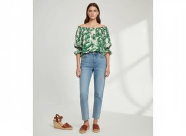 billie eilish ubrania h m: H&M, Bluzka damska, rozmiar S — 1