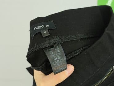 legginsy z suwakiem: NEXT Petite, Material trousers for women, M — 4