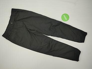 air force czarne: H&M, Spodnie materiałowe damskie, rozmiar S — 2