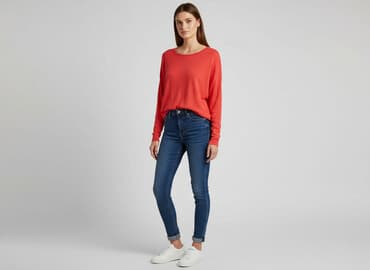 czerwone body intimissimi: CAMAIEU, Bluzka damska, rozmiar S — 6