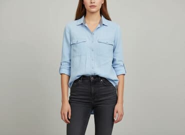 koszula damska z gumką na dole: Reserved, Women`s shirt, size M — 1