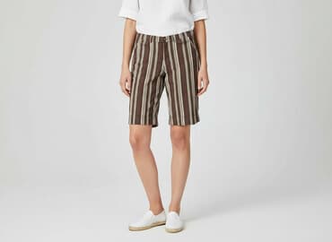 krótkie spodenki z lampasami: Szorty damskie, rozmiar L — 6