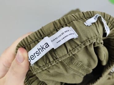 jeansy damskie podarte: Bershka, Material trousers for women, size XS (EU 34) — 4
