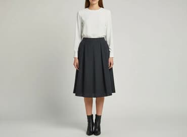 jeansowa spódnica zara: Zara, Spódnica damska, rozmiar M — 7