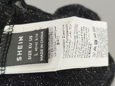 bluzki z błyszczącą nitką: Shein, Top damski, rozmiar L — 4