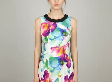 zwiewna sukienki na wesele maxi: Sukienka damska, rozmiar S — 5