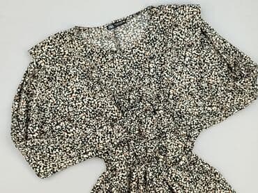 zara sukienka w kwiaty z bufiastymi rękawami: Zara, Women`s dress, size S — 1