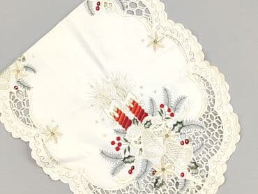 Tekstylia: Obrus 90 x 40, kolor - Beżowy, stan - Idealny — 1