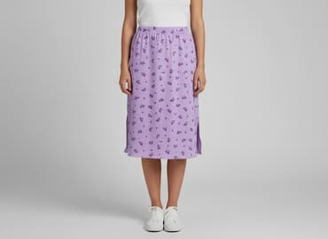 jedwabne spódnice midi: Women`s skirt, size S — 1