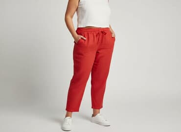 reserved ocieplane spodnie: Reserved, Spodnie materiałowe damskie, rozmiar XL — 1