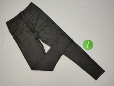 spodnie woskowane na gumce: Legginsy Ze skóry ekologicznej damskie, 2XL — 3