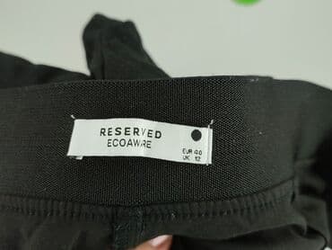 spodnie woskowane brązowe reserved: Reserved, Material trousers for women, size L (EU 40) — 4