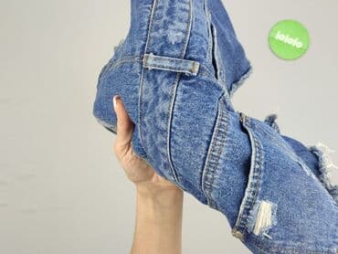 woskowane legginsy z wysokim stanem zara: Denim Co, Ogrodniczki damskie, rozmiar S — 4