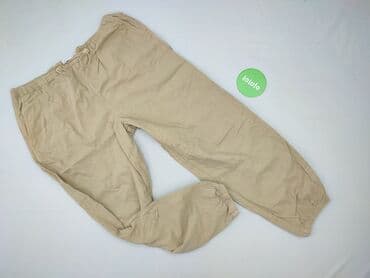 joggery bawełniane damskie: Denim Co, Material trousers for women, size XL (EU 42) — 2