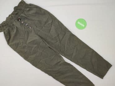 kurtka jeansowa khaki damska: Vintage Denim, Spodnie materiałowe damskie, rozmiar M — 2