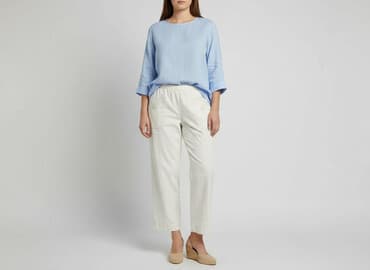 marc lauge spodnie: Material trousers for women, size 2XL — 1