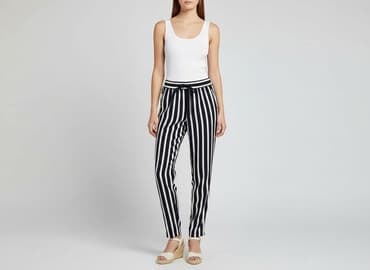 zara spodnie z lampasami: Zara, Material trousers for women, size XS — 1