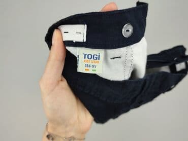 spodnie woskowane czarne: Material trousers, 9 years, 128/134, condition - Perfect — 4