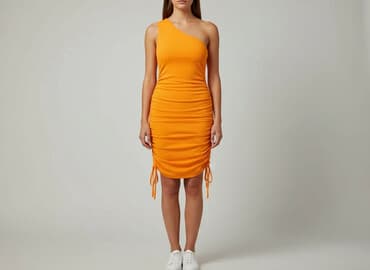 sukienka h m czerwona: H&M, Sukienka damska, rozmiar M — 7