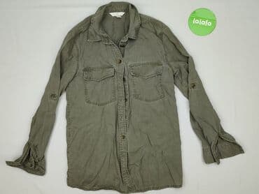 szara bluzka h m: H&M, Koszula damska, rozmiar S — 2