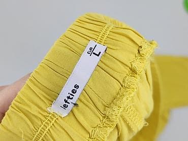 zolte: Spodnie materiałowe damskie, rozmiar L — 5