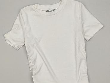 spodnie biale stradivarius: Zara, T-shirt damski, rozmiar M — 1