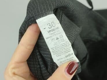 lasocki polbuty na koturnie: Spodnie materiałowe damskie, rozmiar S — 4