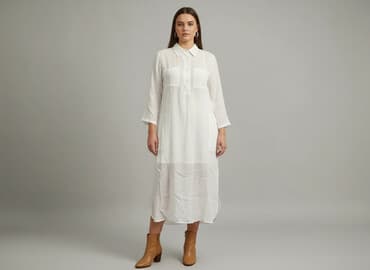 lniane sukienki dla puszystych: Sukienka damska, rozmiar XL — 1