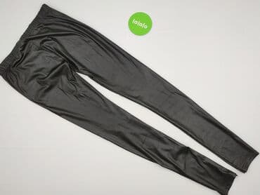 legginsy damskie woskowane: Legginsy Ze skóry ekologicznej damskie, rozmiar S — 3
