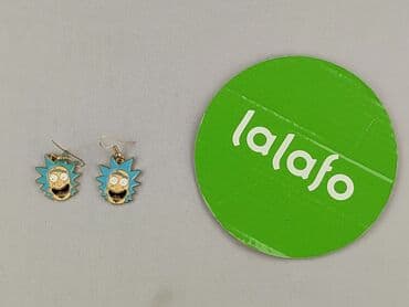 złote dodatki do zielonej sukienki: Earrings, Female, condition - Perfect — 2