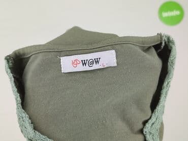 czarne t shirty damskie w serek: T-shirt damski, rozmiar L — 4