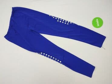 legginsy damskie niebieskie: Legginsy Eleganckie damskie, rozmiar S — 2