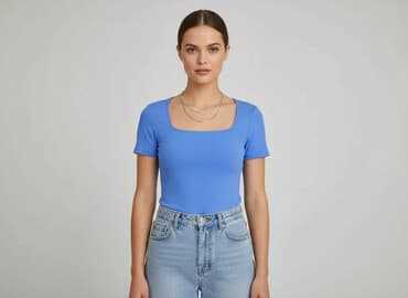 bluzki jeansowe: Bluzka damska, rozmiar S — 6