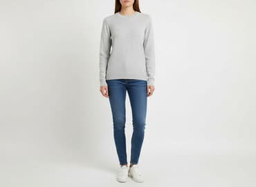 sweter w chmurki reserved: Sweter damski, rozmiar S — 5